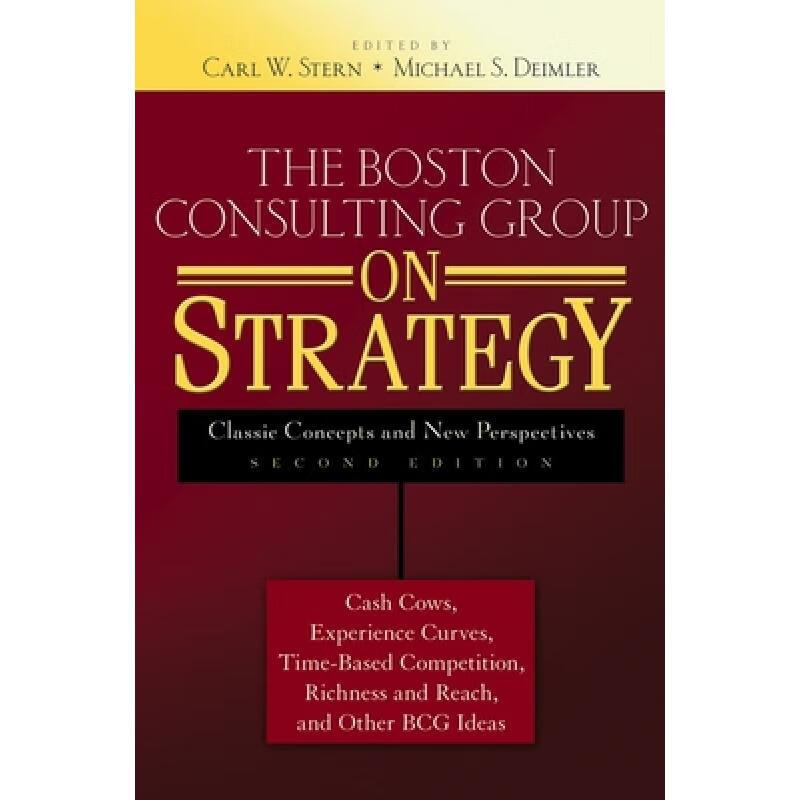 现货 波士顿咨询集团战略 The Boston Consulting Group On Str...