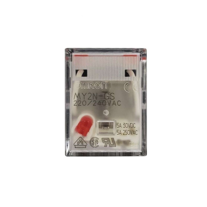 欧姆龙omron 小型继电器 my2n-gs ac220 不带底座