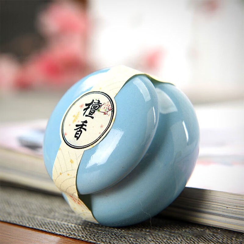 天然古法香膏随身持久留香沉香龙涎花香陶瓷罐香膏固体淡体香10g 檀香