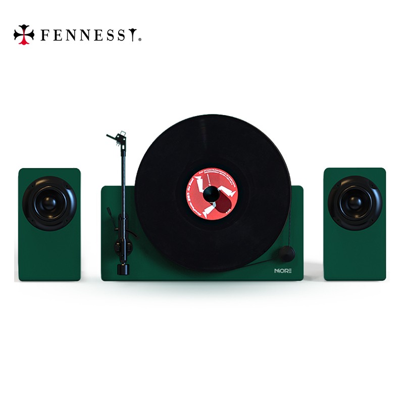 梵尼诗（Fennessy） HiFi立式分体专业级黑胶唱片机lp发烧电唱机胶片机留声机客厅蓝牙音响 暖莎绿