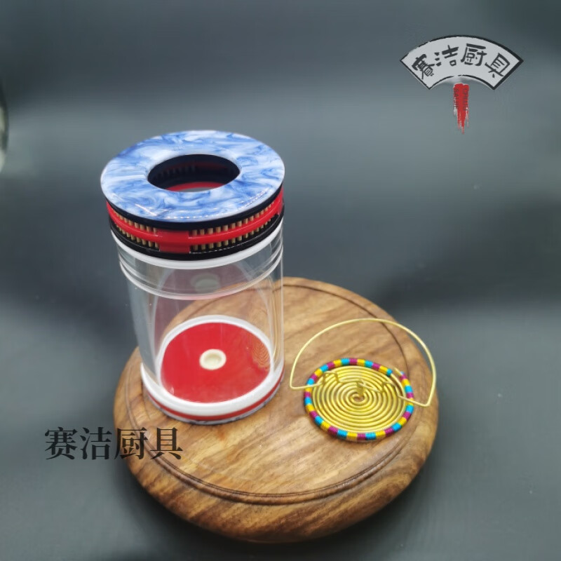 妙普乐高端文玩上海精品老谭蝈蝈罐罐 蝈蝈叫罐  有机玻璃鸣虫罐60径