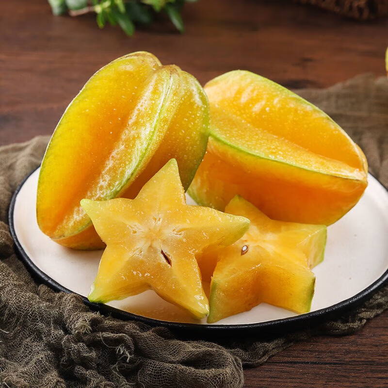 小筑倾橙福建漳州下河杨桃新鲜水果洋桃五角星阳桃现摘现发整箱年货 5斤优选杨桃