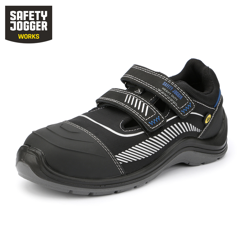 safety jogger劳保鞋forza安全鞋魔术贴夏季透气防砸防刺穿esd防静电