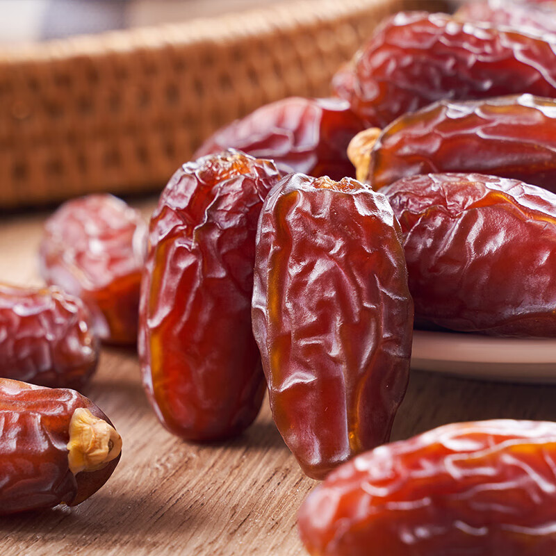 哺食旺椰枣新疆特产伊拉克大颗粒沙特蜜枣黑耶枣大枣零食 【袋装】