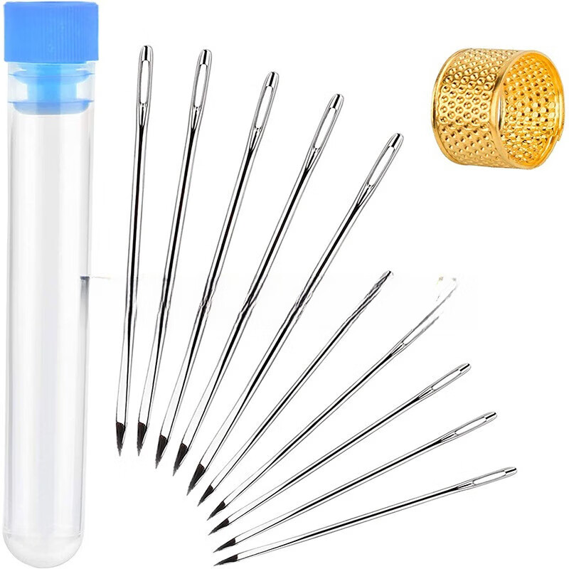 皮革工具配件皮革棱形三角针皮革用针手缝针皮革磨尖三角针 5号