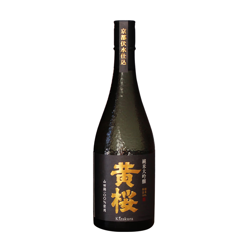 黄樱 纯米大吟酿 伏水仕込 日本清酒 山田錦酒米 洋酒 720ml 礼盒装