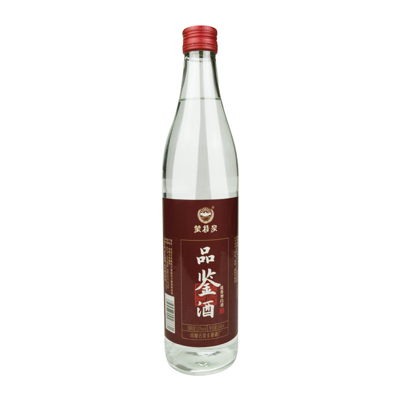 蒙特泉(mtq)蒙特泉 52度品鉴酒浓香型500ml 白酒 产自内蒙古大草原