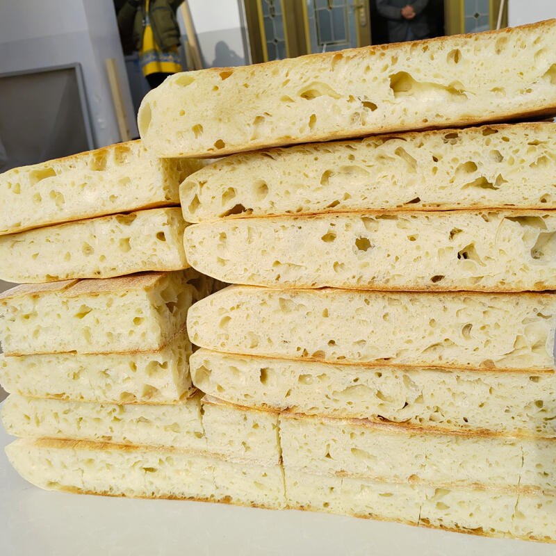 苏北宿迁徐州特产手工烙饼泗阳沭阳新鲜现做碱面老面头穿城大饼 2斤