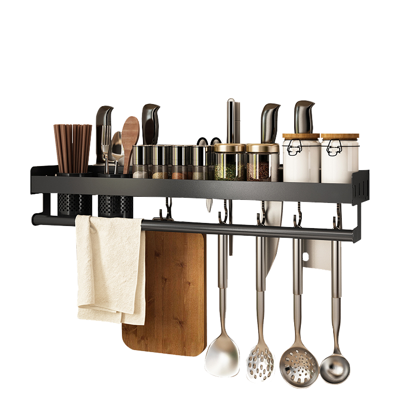 优勤 (YOUQIN) 厨房置物架刀架免打孔壁挂调味品架收纳刀具调料筷子筒挂架