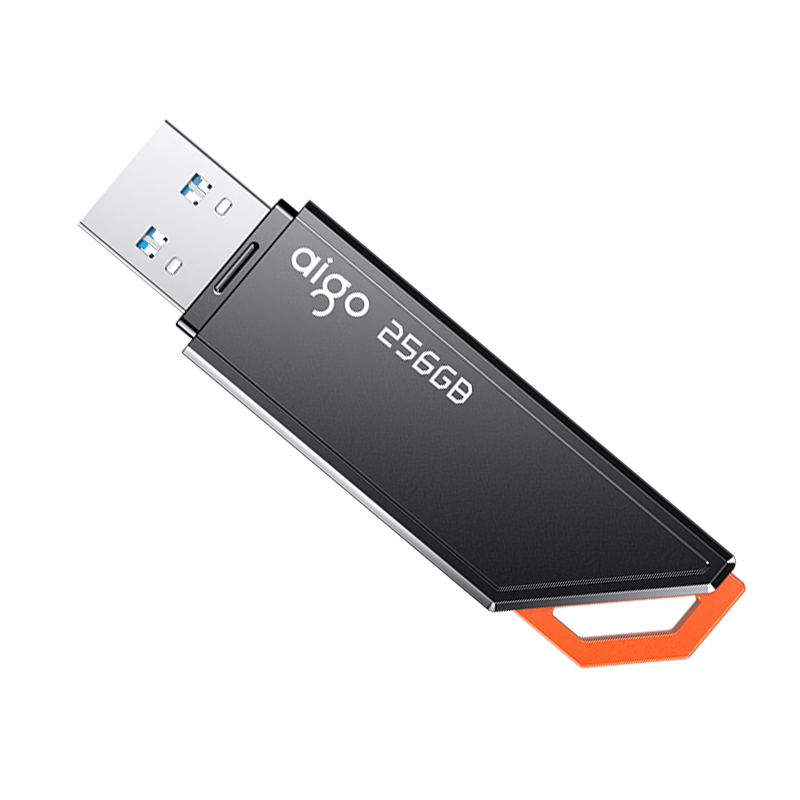 ���ڲ����������ߣ�aigo��256GB USB3.2 Gen 1 U�� ����150MB/s U331 ����ѧϰ ���԰칫Ͷ�� ���� ָʾ�� ������ ��Я���� 