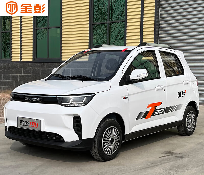 runtema新款金彭t90d90油电两用低速电动车新能源成人四轮车家用代步
