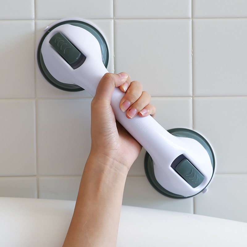 家用吸盘浴室洗澡扶手 免打孔卫生间玻璃门把手老人安拉手 免打孔安全