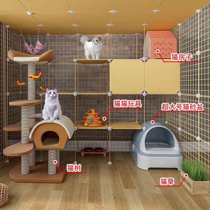 笼子-围栏蔻丝三层猫笼子大号家用超大猫别墅评测数据如何,评测质量好吗？