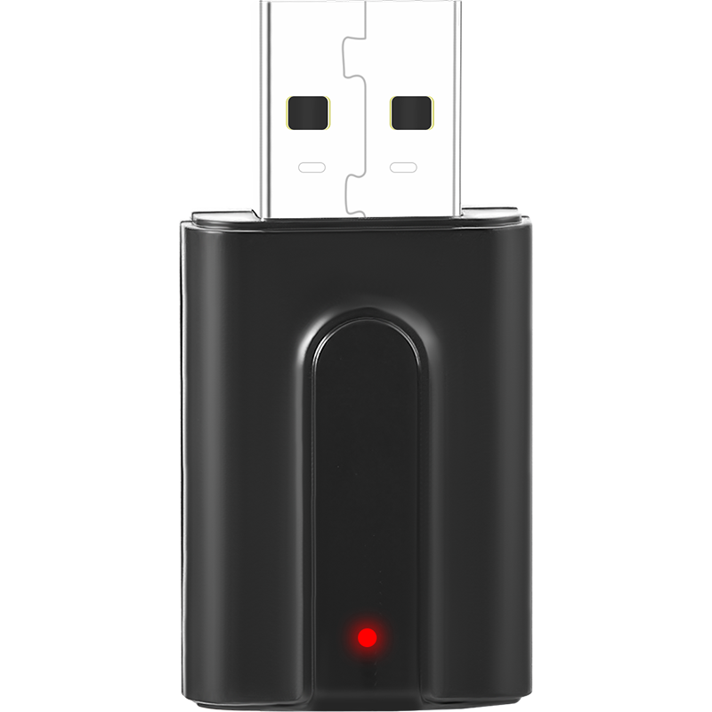 木丁丁 USB蓝牙5.0音频适配器接收器发射器二合一电脑音箱耳机音频接收器