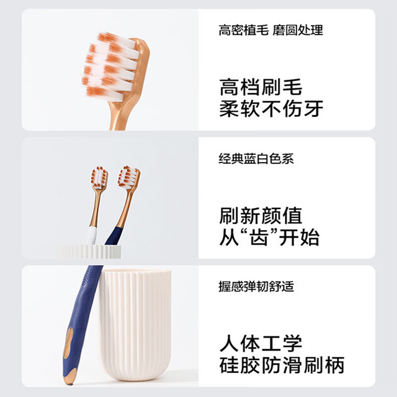 YINAIMEI【超市同款牙刷】软毛牙刷密丝柔深层清洁口腔家庭装牙刷 超市爆款软毛牙刷* 12支