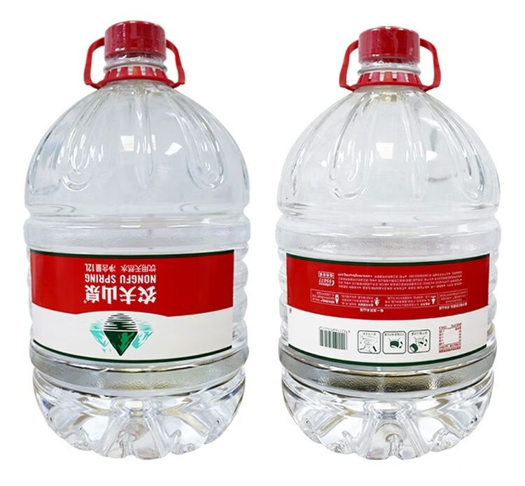 i送水入户12升天然大桶水泡茶水大桶装 矿泉水桶装 12升*4桶送水上楼