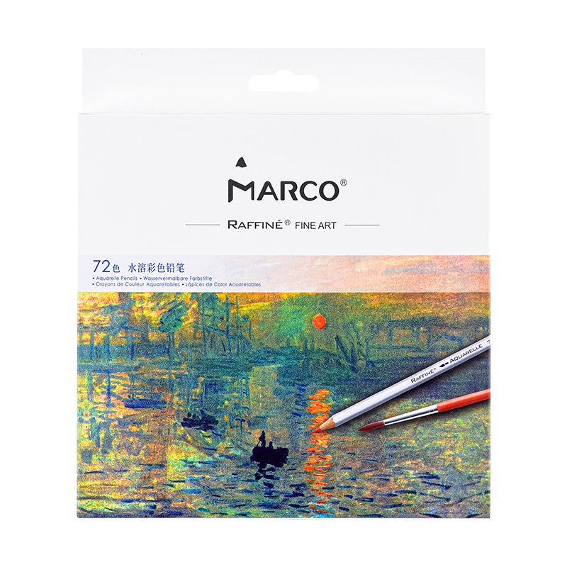 MARCO 马可 Raffine系列 7120-72CB 水溶性彩色铅笔 72色