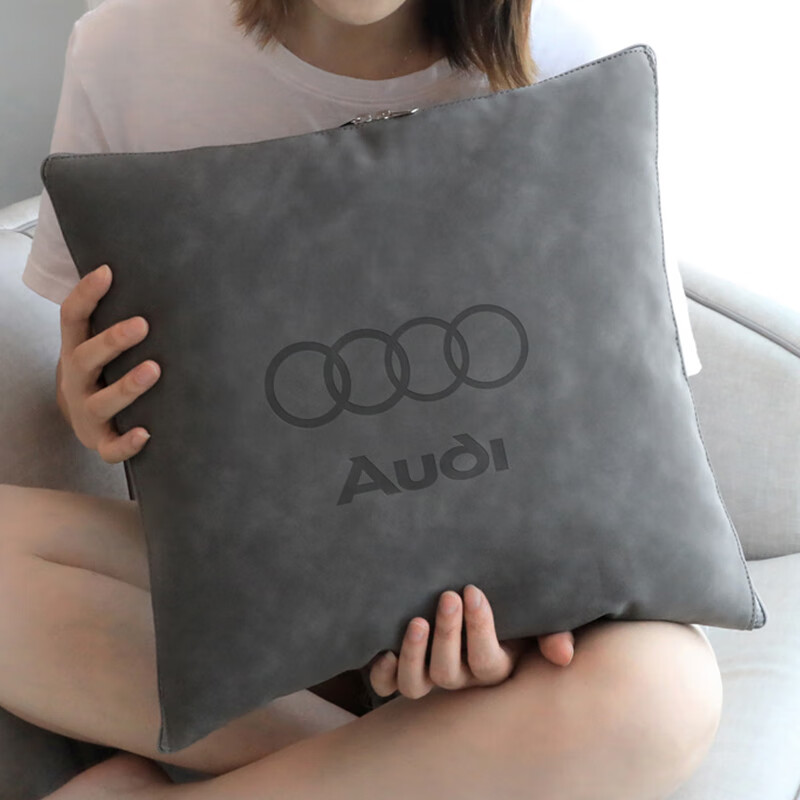 奥迪-深灰色_抱枕40*40cm