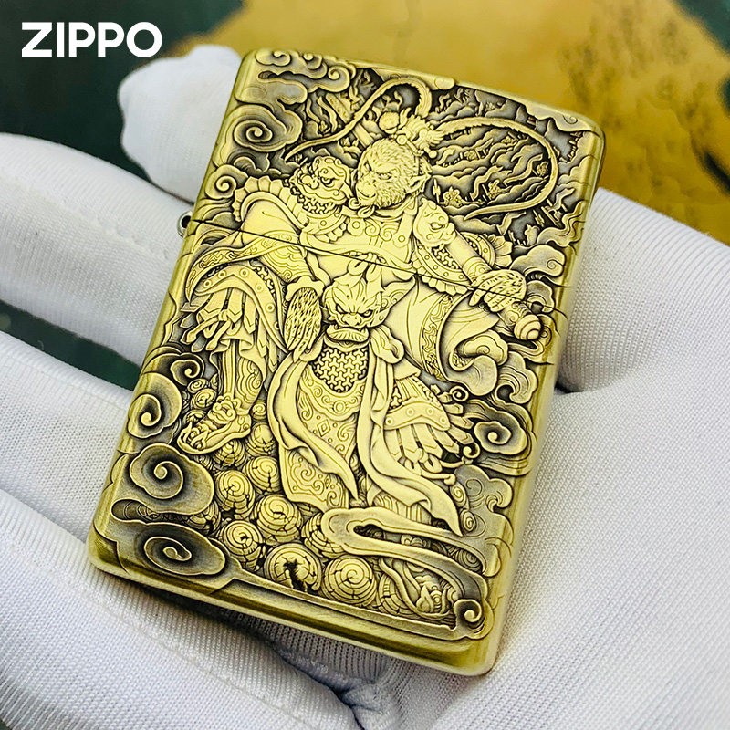 zippo打火机鬼王盔甲浮雕大圣孙悟空 浮雕大圣(礼盒装)