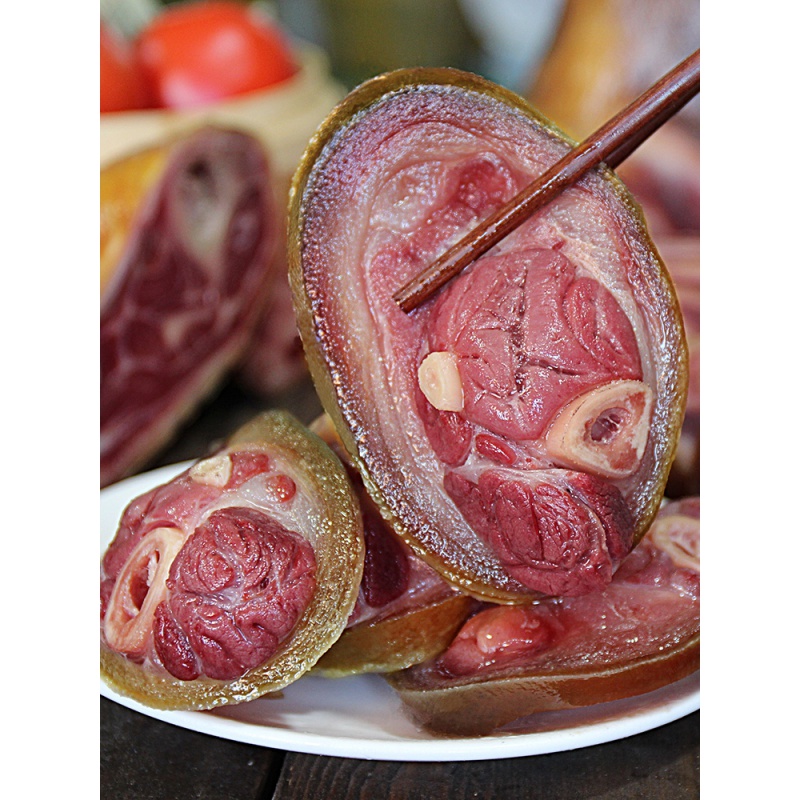 禾澹火腿肉500克1斤金苏蹄髈块片酒店底味汤特产 蹄片500克