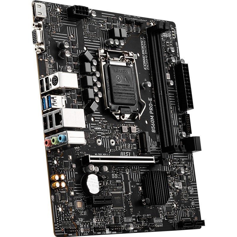 微星(MSI)B560M-A PRO电脑主板 支持10400F/11400F/11600KF/11700(INTEL B560/LGA 1200)