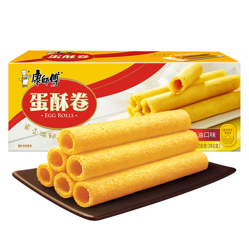 康師傅蛋酥卷奶油味108g