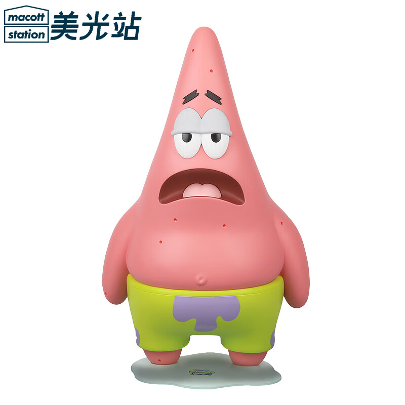 海绵宝宝收藏系列搪胶公仔 卡通周边手办潮玩摆件礼物 派大星-失落派