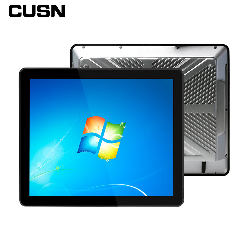 CUSN触讯CUSN 内嵌式电容触摸屏一体机嵌入式快递机柜控制屏壁挂桌面自动化智能生产工控电脑 15英寸纯平电容 J1900四核/4G/64G/WIFI