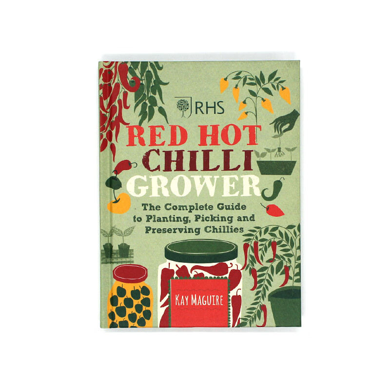 现货 英文原版 rhs red hot chilli grower 红辣椒种植者 辣椒历史