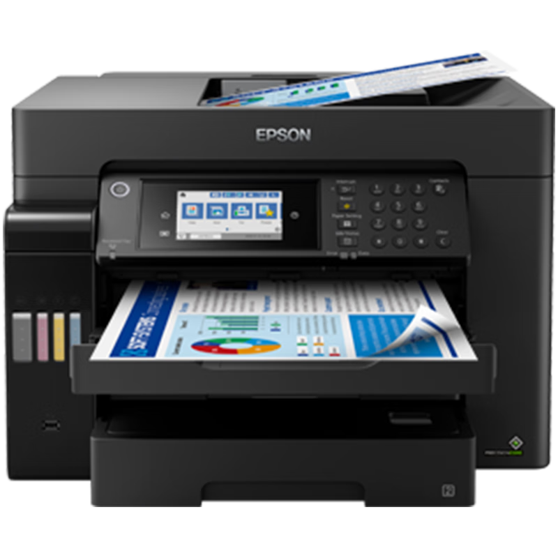 愛普生（EPSON）L15168 A3+ 彩色噴墨打印機(jī)辦公 自動(dòng)雙面打印復(fù)印掃描傳真一體機(jī) 有線/無線