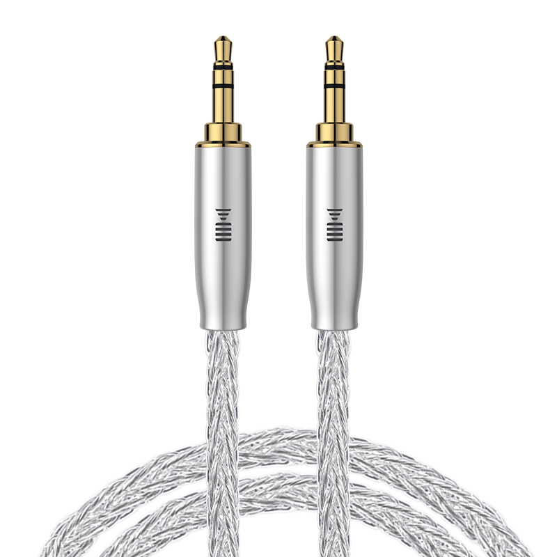 開(kāi)博爾 純銀3.5mm音頻線(xiàn) AUX發(fā)燒級純銀公對公車(chē)載音響連接線(xiàn) 手機平板筆記本電腦連耳機音箱功放對錄線(xiàn)