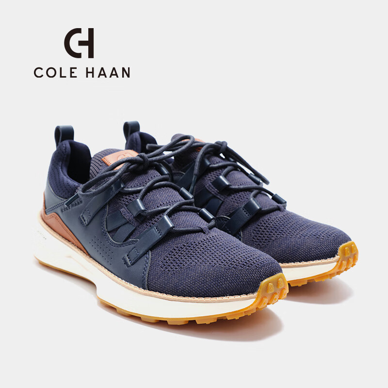 colehaan/歌涵 男士休闲鞋 24年春季舒适透气休闲增高运动跑步鞋C38548 藏青-C38548 41