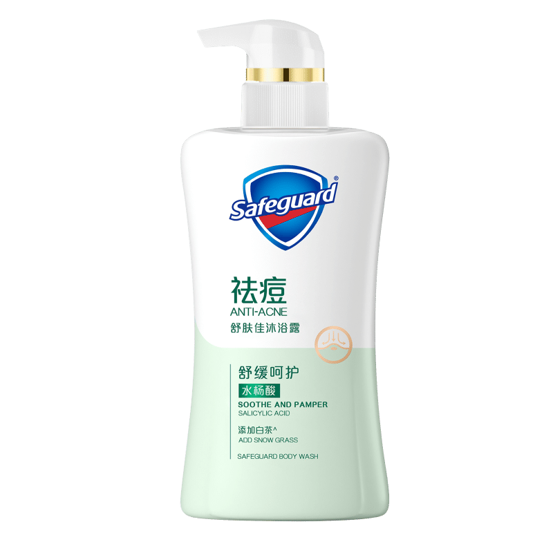 Safeguard 舒肤佳 排浊沐浴露 甄选白茶 540ml