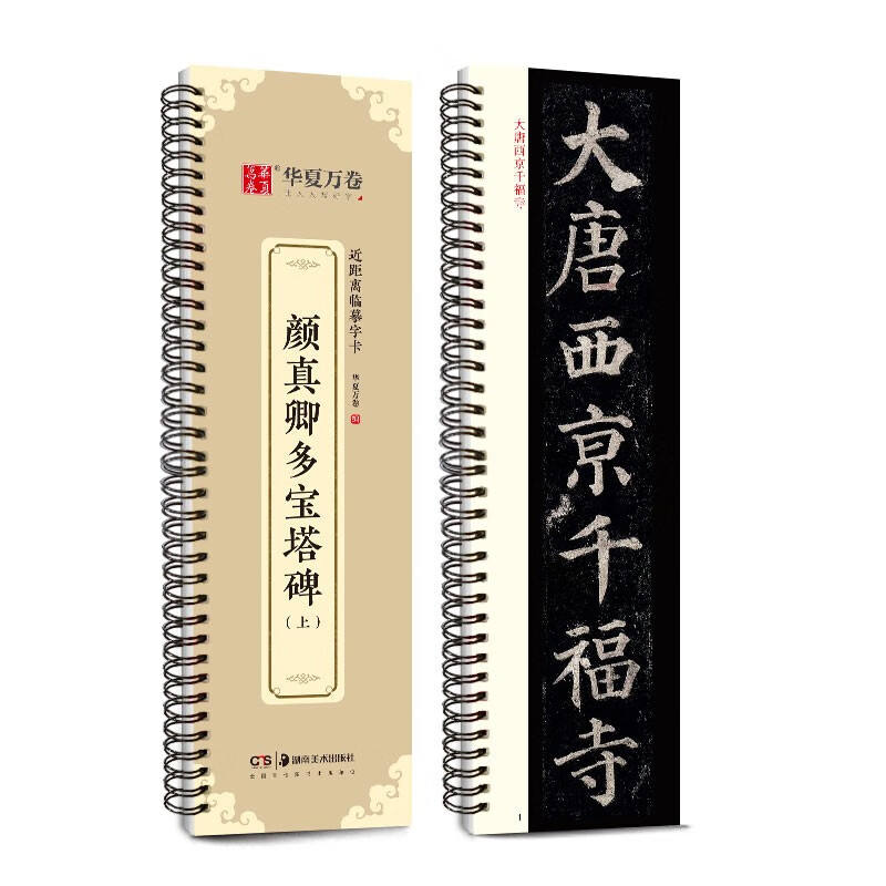【现货速发】近距离临摹字卡 颜真卿多宝塔碑 上册 成人毛笔字帖 颜体楷书多宝塔碑 多宝塔碑 近距离字