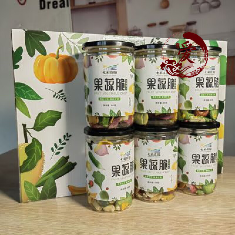 fuel七彩庄园什锦果蔬脆礼盒潍坊寿光特产蔬果脆片综合果蔬干零食 528