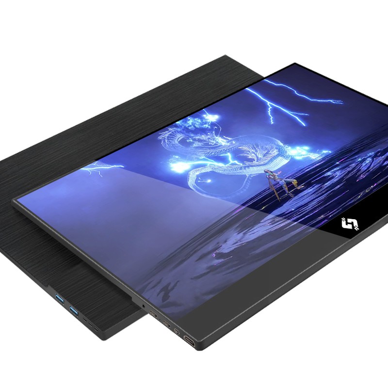 艾冠15 6 17 3英寸4k便携式显示器ps4 Switch手机笔记本电脑扩展外接触摸便捷式屏幕17 3英寸4k100 色域一线通全贴合触摸电池款 虎窝购