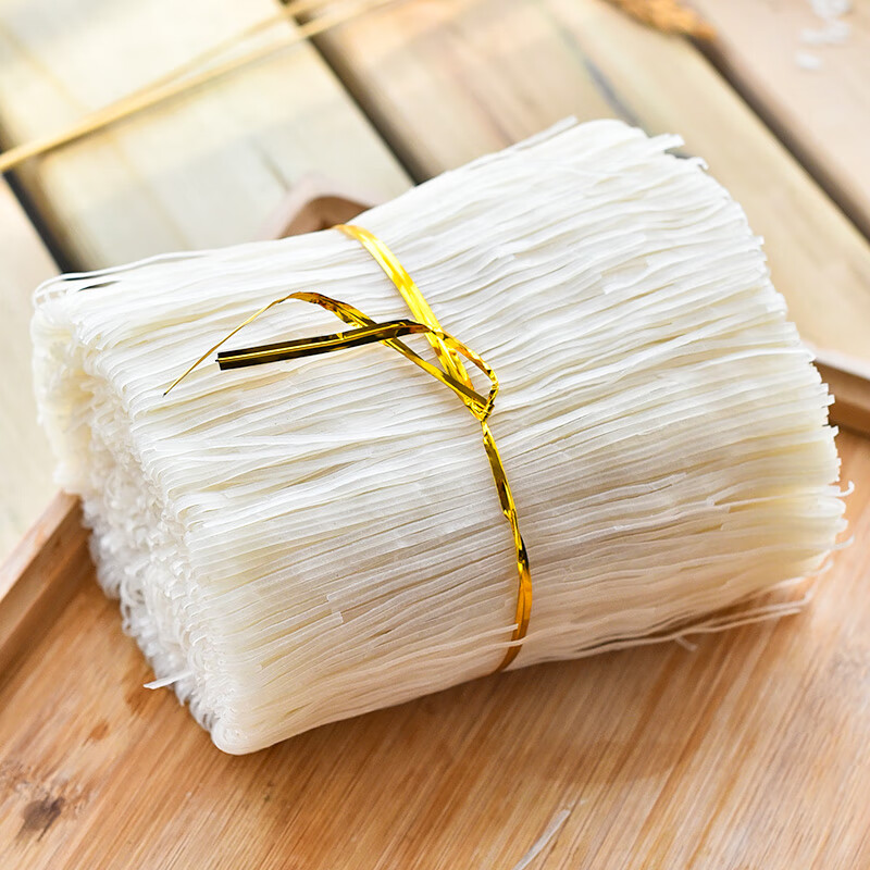 黎树粉业广西桂平罗秀米粉500g*4扎礼盒装 扁细粉丝干粉汤炒粉干米粉