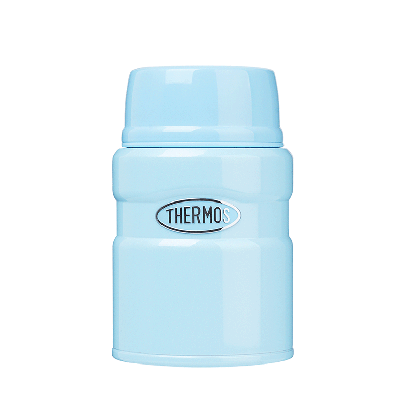 膳魔师（THERMOS）焖烧杯壶罐保温桶饭盒520毫升带泄气阀TCLF-520S BL