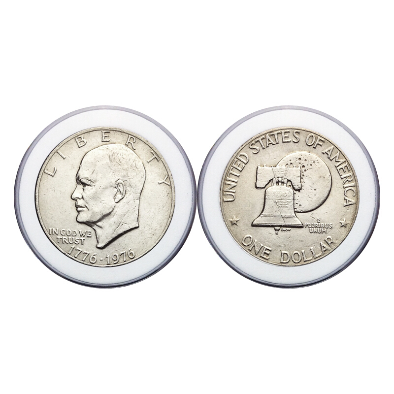 美国1元克朗币 艾森豪威尔总统  外国硬币  品相大致如图 美国1元纪念