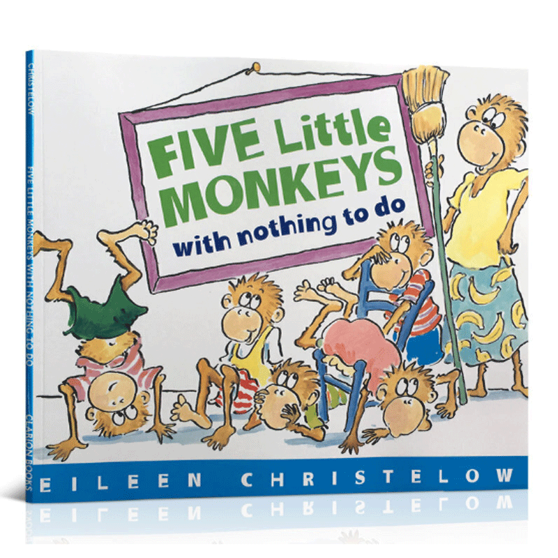 five little monkeys with nothing to do 五只小猴子 英文原版