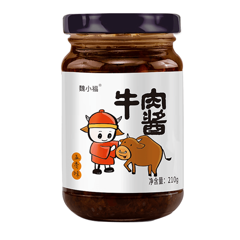 易佰福牛肉酱拌面拌饭酱不辣调味酱料下饭菜自制手工原味牛肉酱夹馍210g 五香1瓶怎么看?