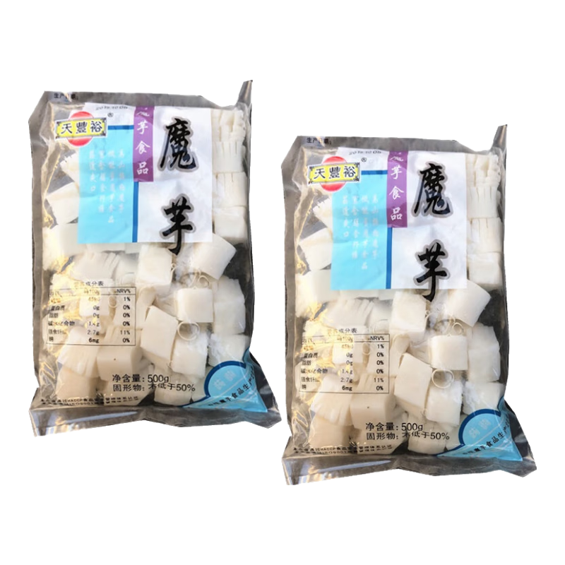 天豐裕魔芋塊菊花貝500g*2袋 雪貝關(guān)東煮麻辣燙火鍋素食 500g*2袋24小時內(nèi)發(fā)貨