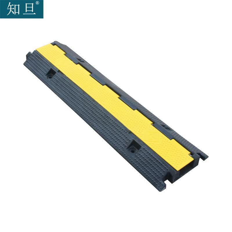 知旦 线槽减速带 一线槽 长100cm压护盖铺电线槽板地面线槽走线明线槽