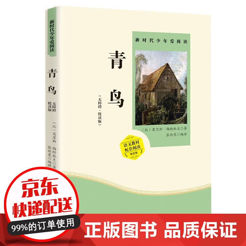 镜花缘青鸟柳林风声天方夜谭三四五六年级初中名师导读课外书老师中小学生课外阅读儿童文学经典名著书籍书 青鸟