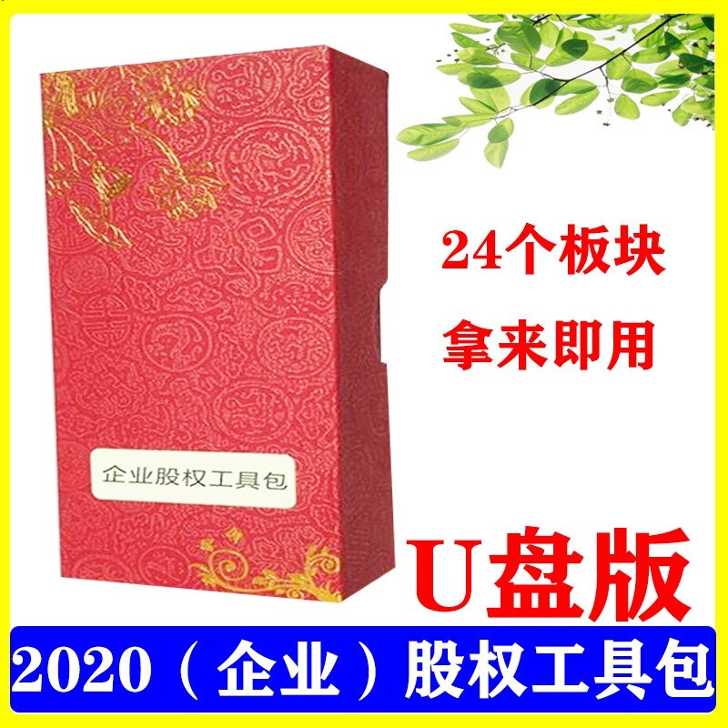 正版现货2022企业版股权工具包 视频股权激励视频股权融资投资