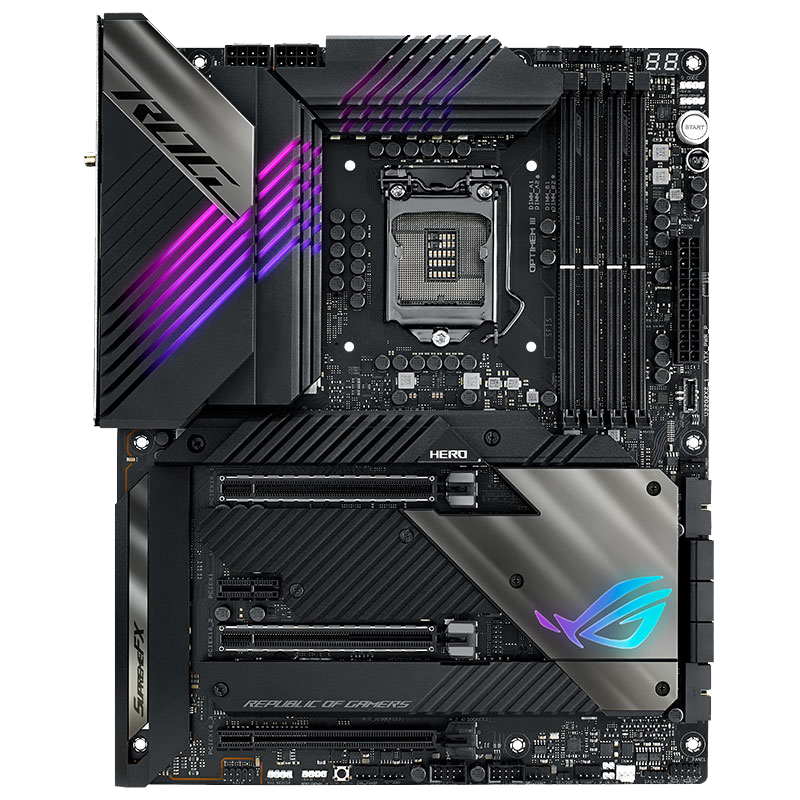 ROG 玩家国度 MAXIMUS XIII HERO ATX主板（Intel LGA 1200、Z590）