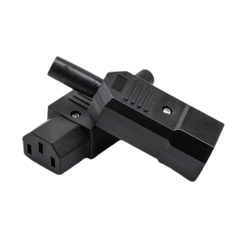 匯君（HUIJUN） 品字插頭 銅鍍鎳大電流三芯充電插頭對接頭10A250V 15A公母一套UL認(rèn)證