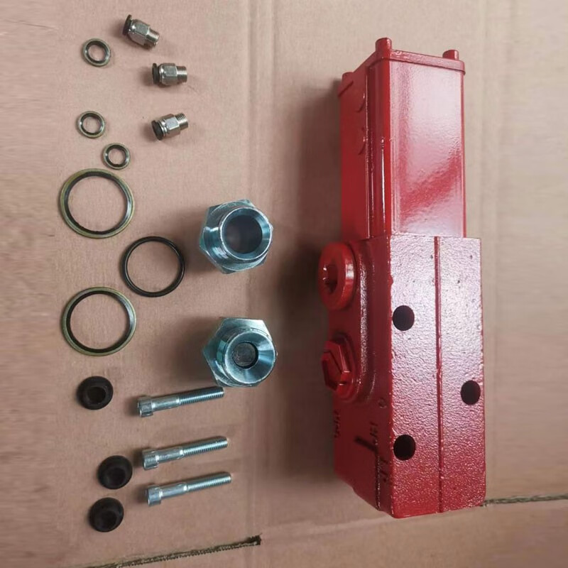 油箱分配阀自卸车渣土车通用液压油箱升降pt控制阀气控慢降换向阀