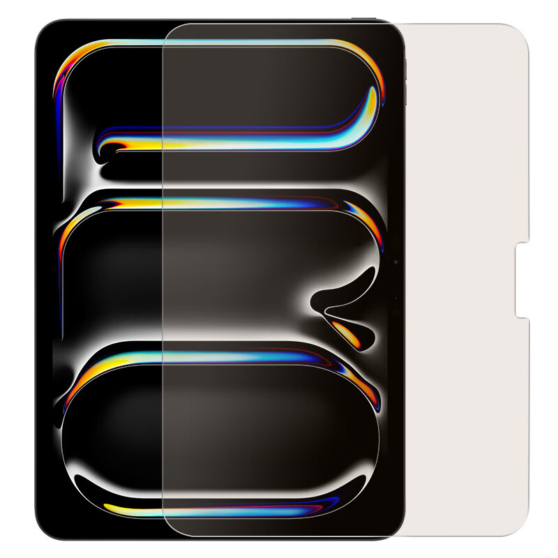 0度品牌直营2026款M5苹果iPad Pro/air8钢化膜iPad air11平板保护膜护眼膜磨砂防眩光防指纹抗蓝光 【iPad Pro 25/24款】11英寸 稀土医用AG防眩护眼版-八项防护
