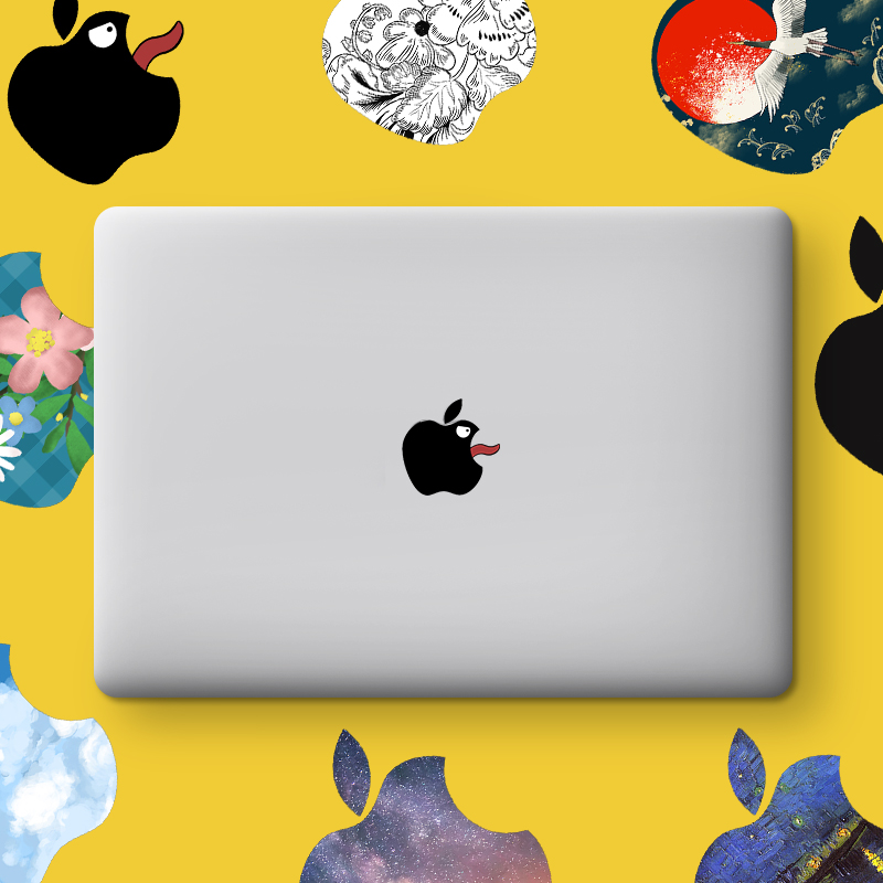 3英寸mac pro电脑贴膜创意个性图案 个性图案,为macbook增加一些色彩